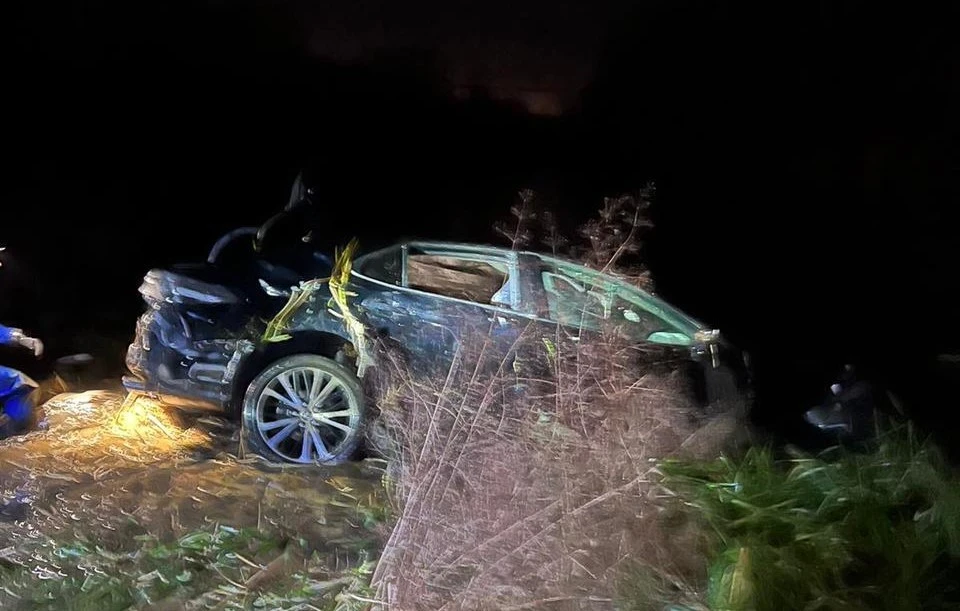 Автомобиль подняли из реки Большой Кинель. Фото: ГУ МВД по Самарской области