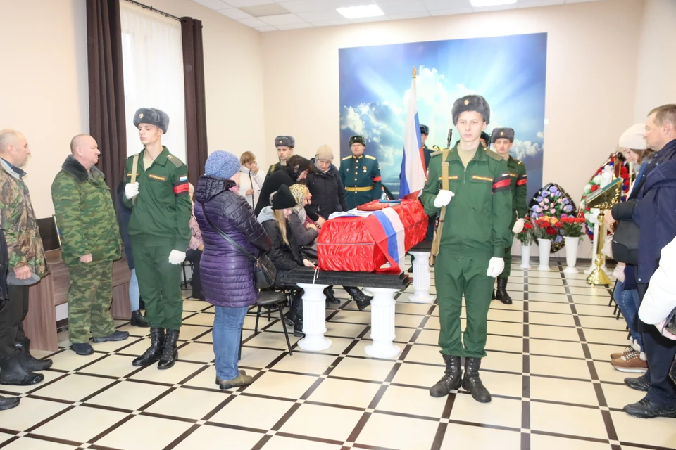 В Тверской области состоялись похороны героя СВО Сергея Борисенкова Фото: администрация Нелидовского ГО