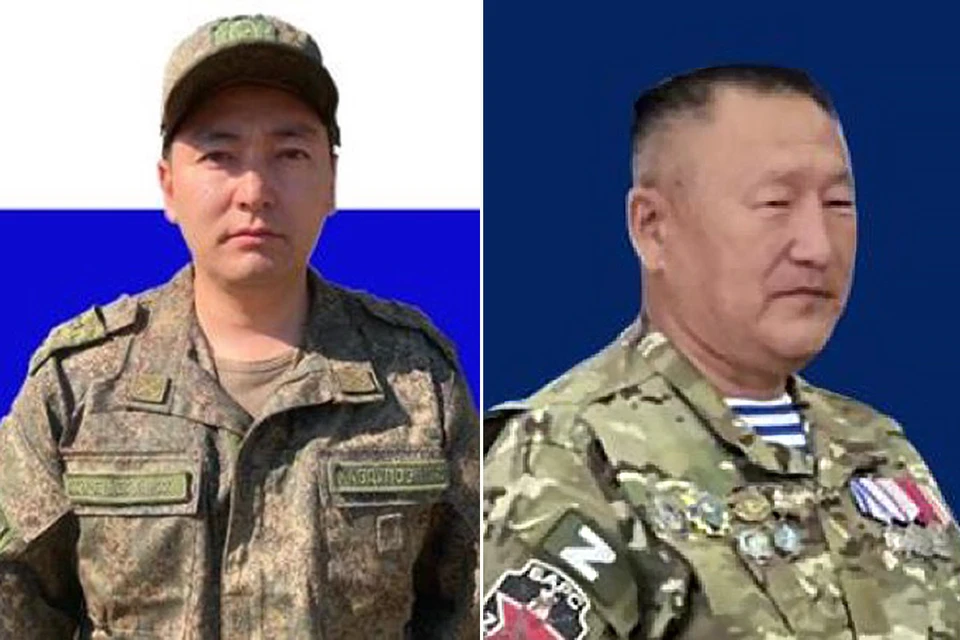 Капитан Ильдар Хабдулов и командир 2-го отряда Российского добровольческого движения «БАРС» Василий Егоров