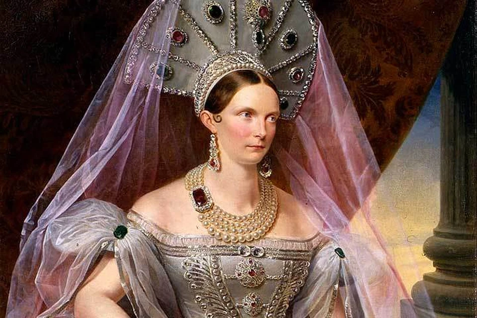Царица Александра Фёдоровна. Франц Крюгер, 1836 г.