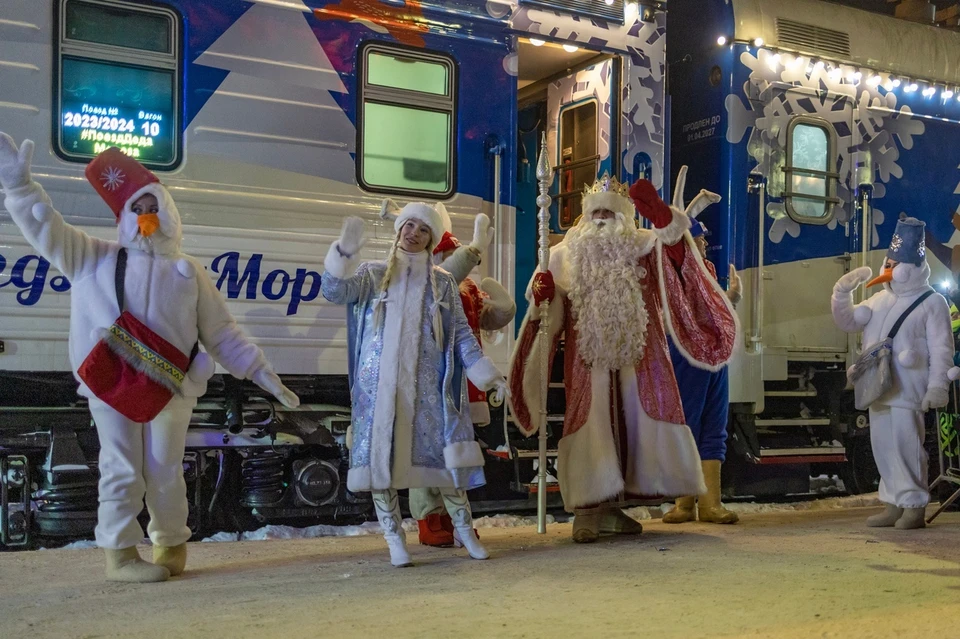 Фото: Поезд Деда Мороза, группа в соцсети «ВКонтакте»