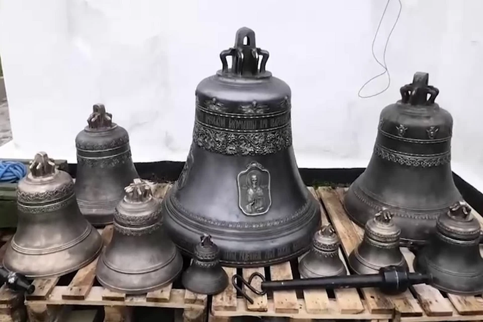 Новые колокола для храма доставлены в село Андреевка. Фото: Администрация Волновахского МО