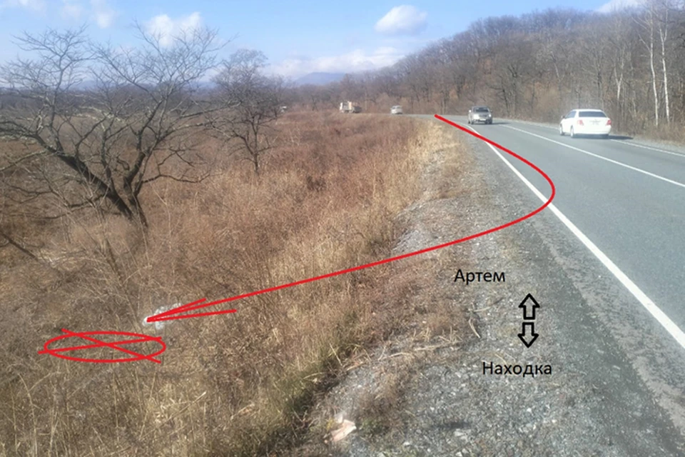 Авария произошла на 116 километре дороги «Артем – Находка – Порт Восточный».