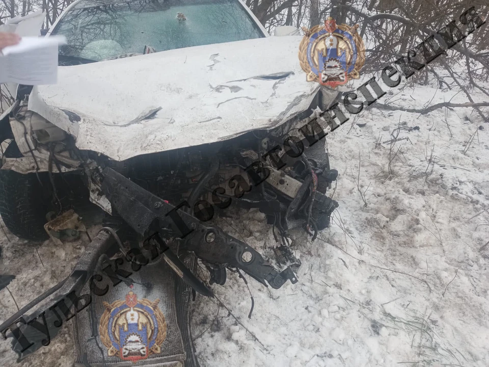 В массовом ДТП в Узловском районе пострадали двое взрослых и двое детей