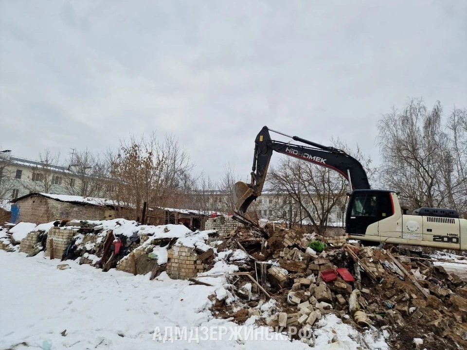 Около 300 заброшенных сараев снесут в Дзержинске до конца года. Фото: администрация города Дзержинска.