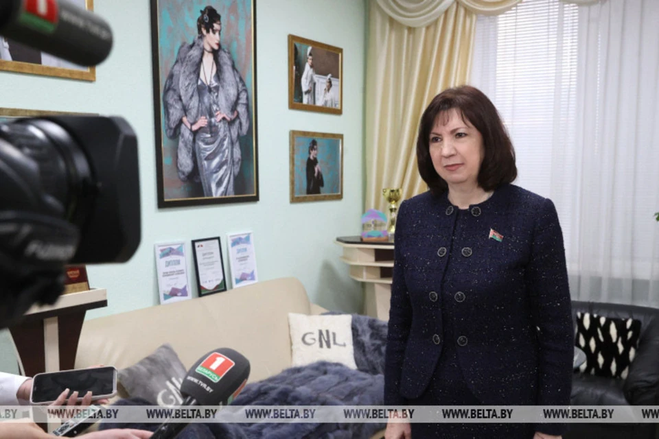 Кочанова провела встречу с сотрудниками предприятия «Нафтан». Фото: БелТА