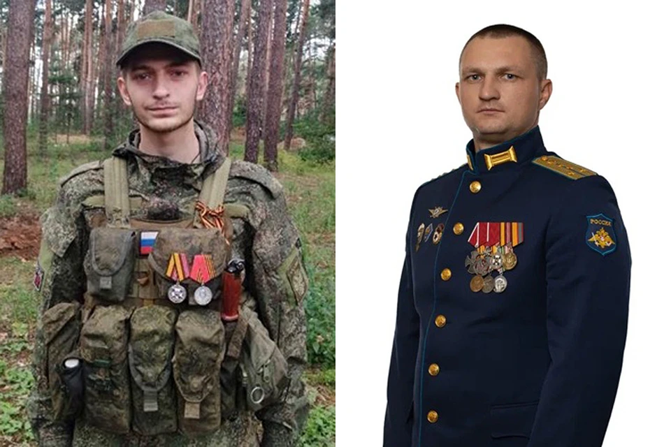 Ефрейтор Иван Андреев и капитан Евгений Володин.