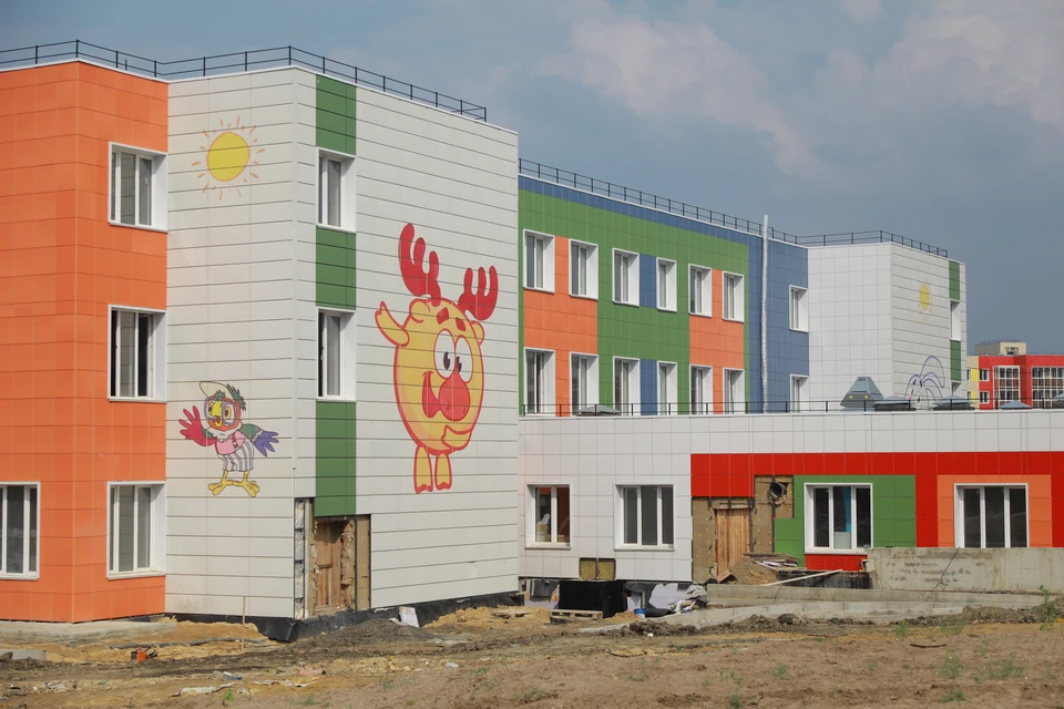 Готовность детского сада в Хостинском районе Сочи составляет 90%