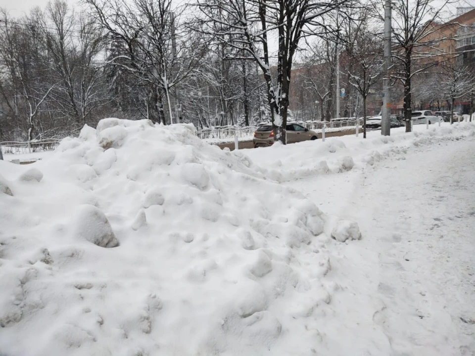 За ночь из Калуги вывезли 4482 кубометра снега