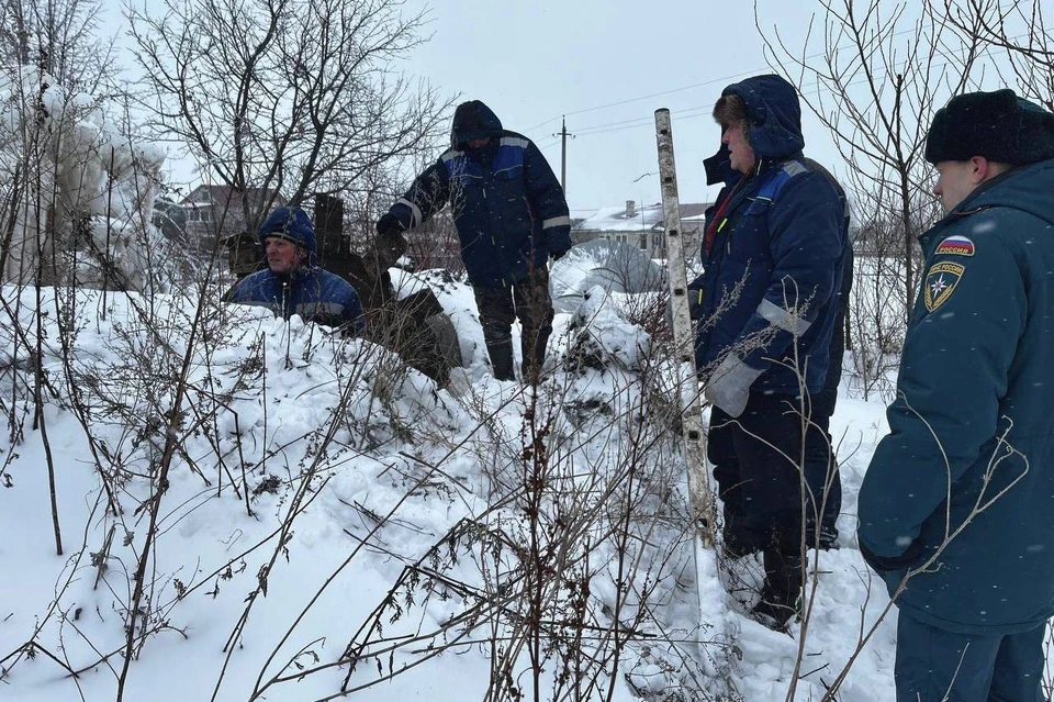 В селе под Липецком восстановили водоснабжение после падения водонапорной башни