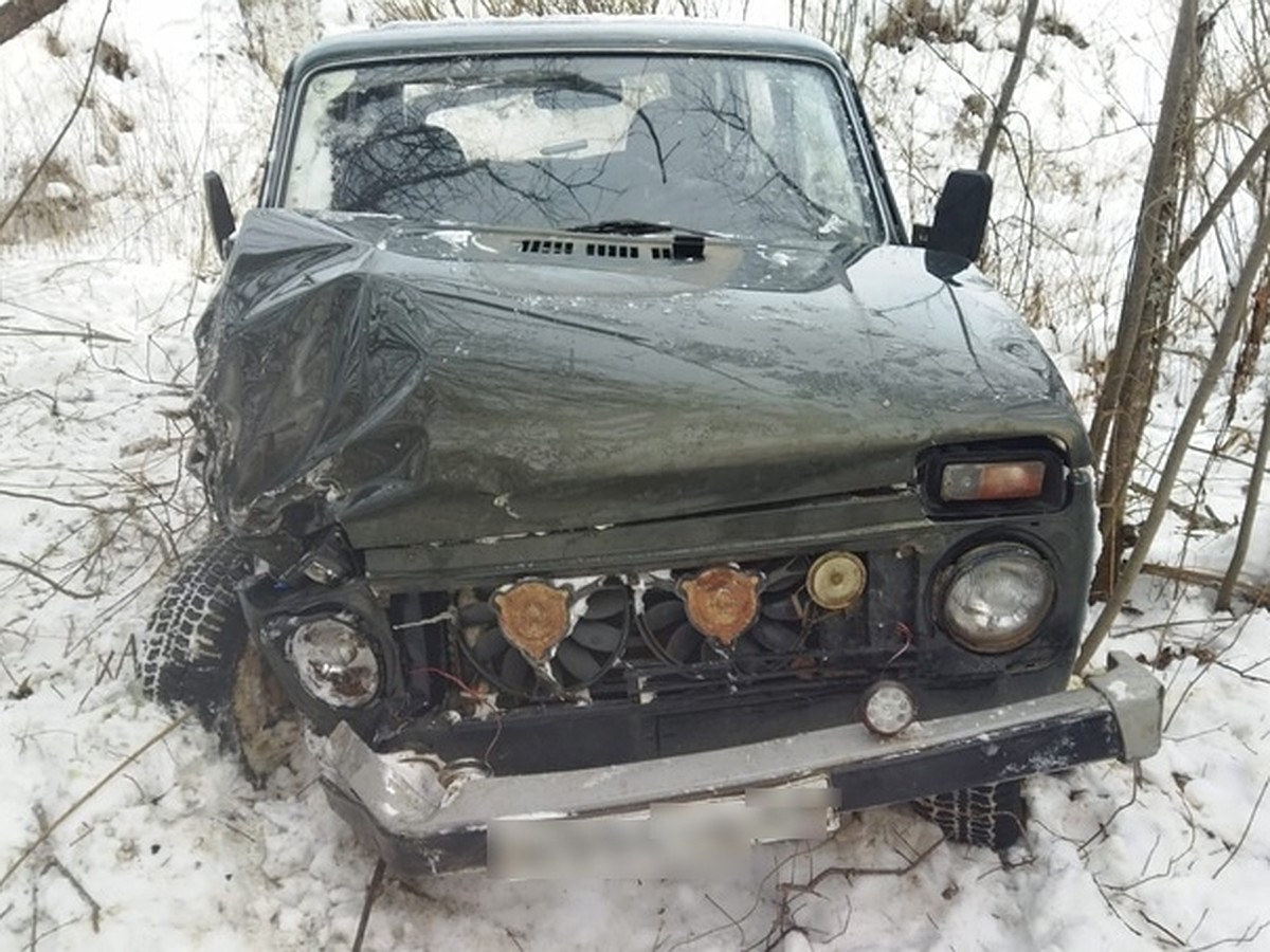 В Костромской области пенсионер на ВАЗе улетел в кювет со скользкой дороги  - KP.RU