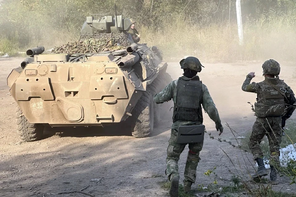 Российские военные защищают свои рубежи
