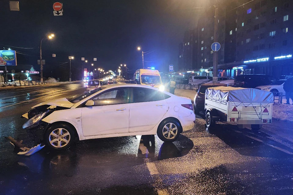 Две женщины пострадали в ДТП в Затверечье Фото: отдел ГИБДД УМВД России по г. Твери