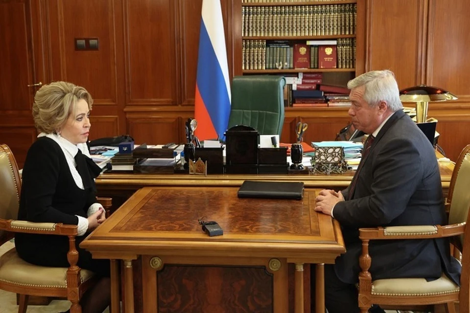 Валентина Матвиенко высоко оценила проработку проектов в Ростовской области. Фото: сайт правительства Ростовской области