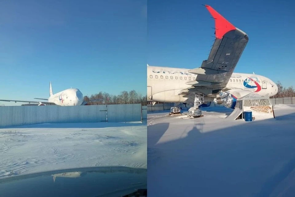 Авиакомпания рассматривает возможность перегнать севший в поле под Новосибирском самолет. Фото: Александр Пасевич