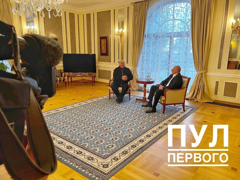 Двусторонняя встреча Лукашенко с Алиевым состоялась в Санкт-Петербурге 26 декабря. Фото: телеграм-канал «Пул Первого»