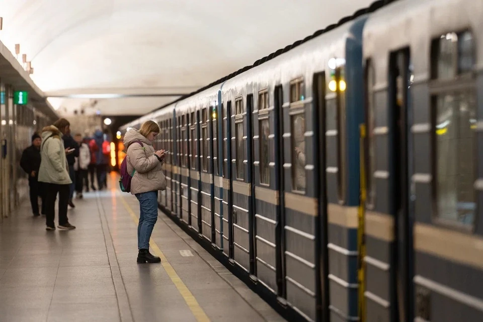 Сбой в движении поездов на красной ветке метро Петербурга устранили за несколько минут.