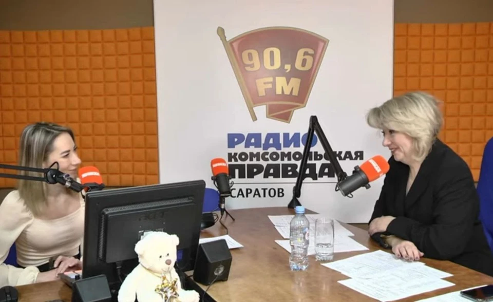 Юлия Пономарева на радио "Комсомольская Правда Саратов"