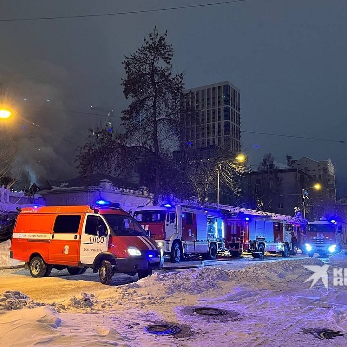 В Екатеринбурге произошел крупный пожар в ресторане на Сакко и Ванцетти -  KP.RU