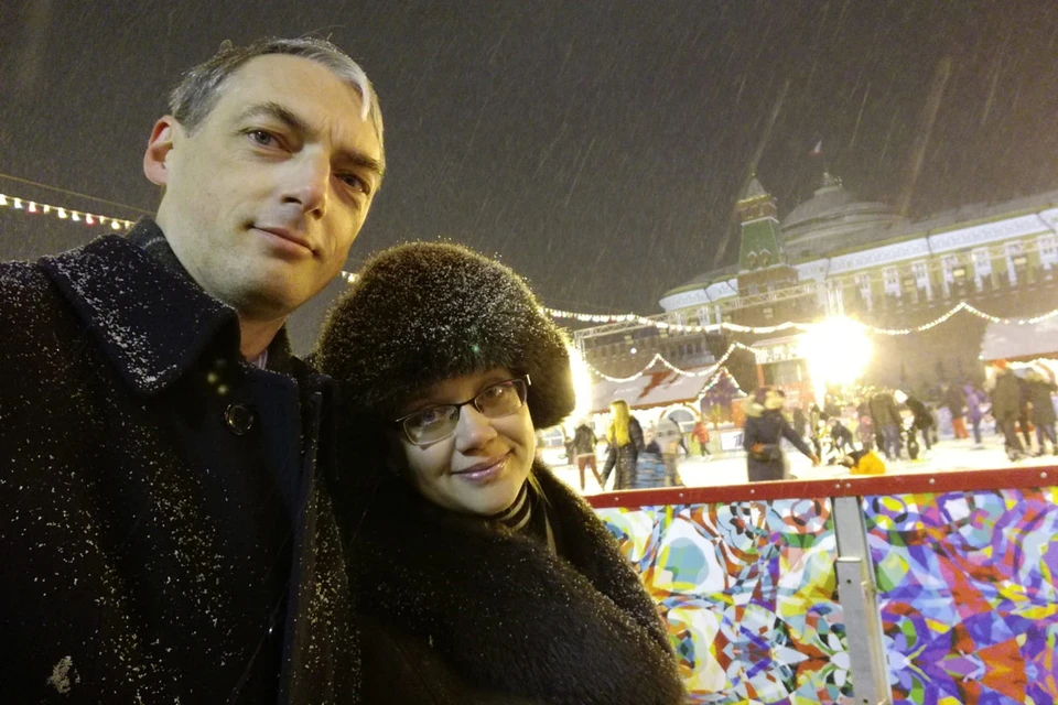 Историк Владимир Богов с женой Марией после переезда из Риги в Россию