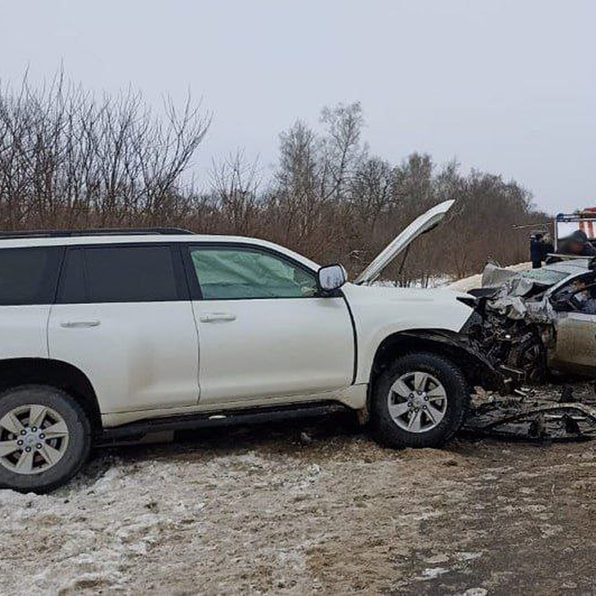 Двое погибли и трое пострадали в лобовом столкновении иномарок на  воронежской трассе - KP.RU