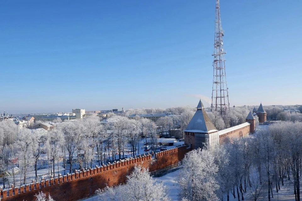 Крепкие морозы не спешат покидать Смоленскую область. Фото: "Погода в Смоленске и области" ВК.