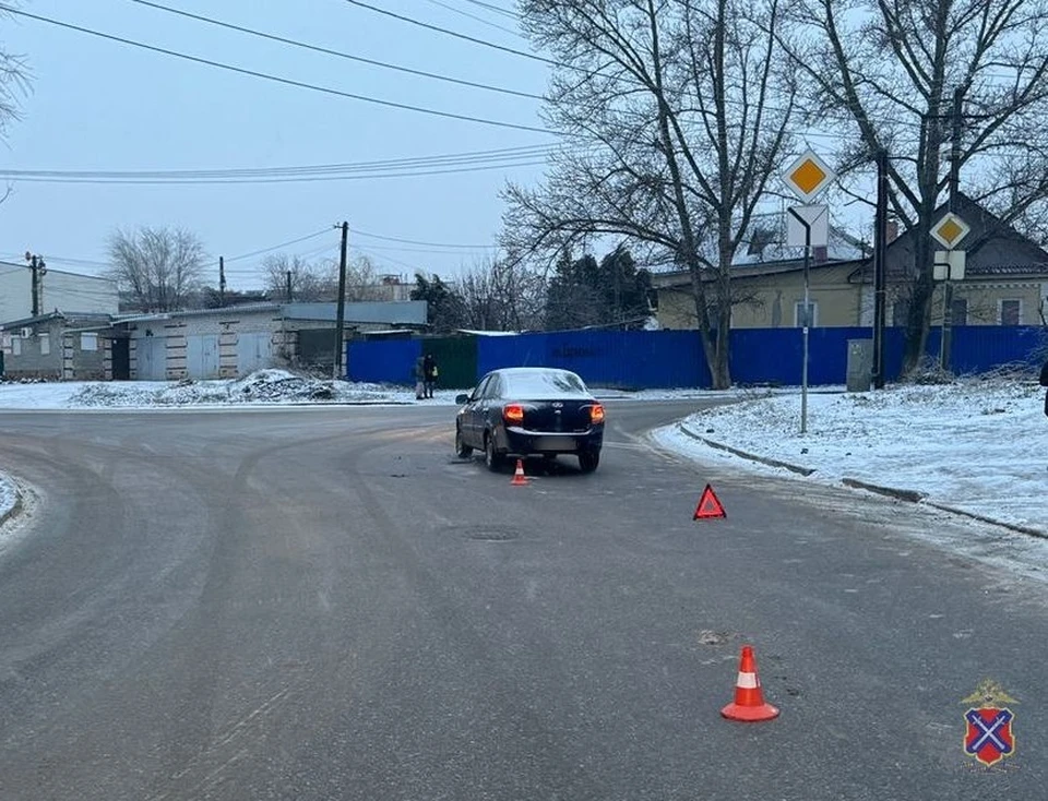 В аварии пострадала женщина.