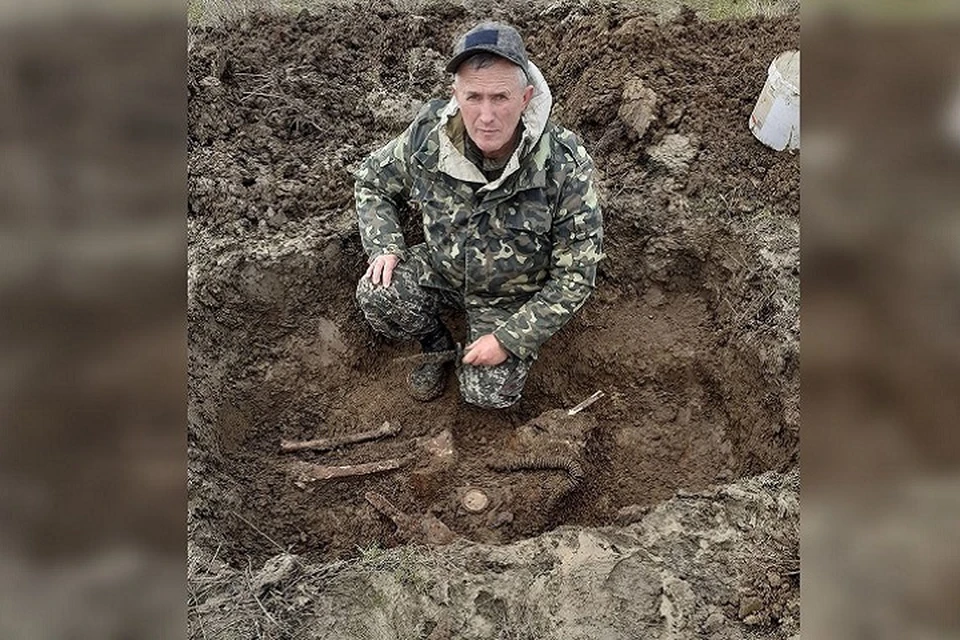 Работа поисковиков не прекращалась даже в новогодние праздники. Фото: ВПО "Помним"/Вконтакте