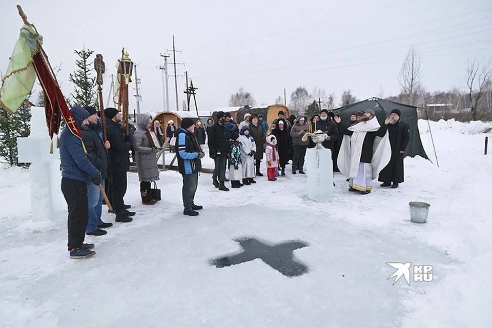 Участники Крестного хода смогут искупаться в проруби