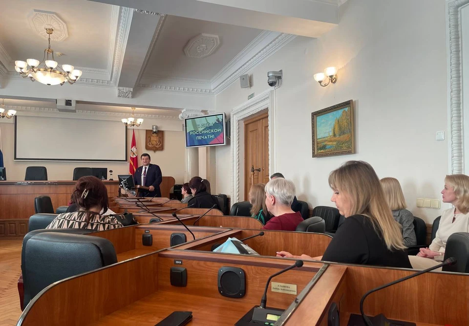 Лучших журналистов наградили в Смоленске.