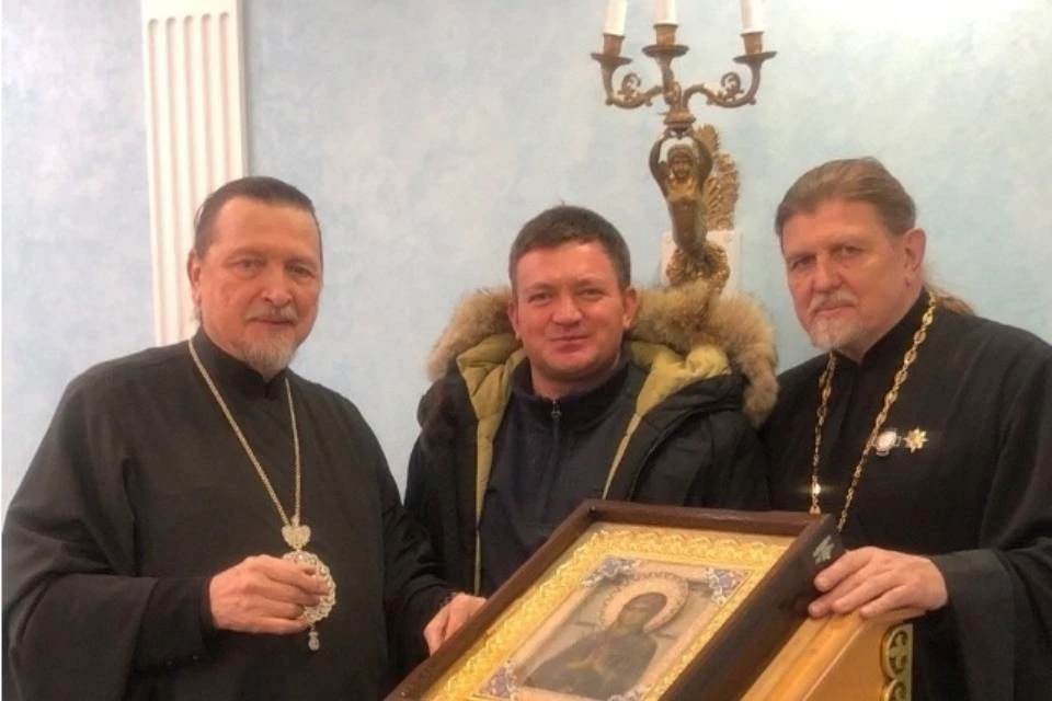 Мироточивая икона прибыла в Мурманскую область. Фото: Мурманская епархия