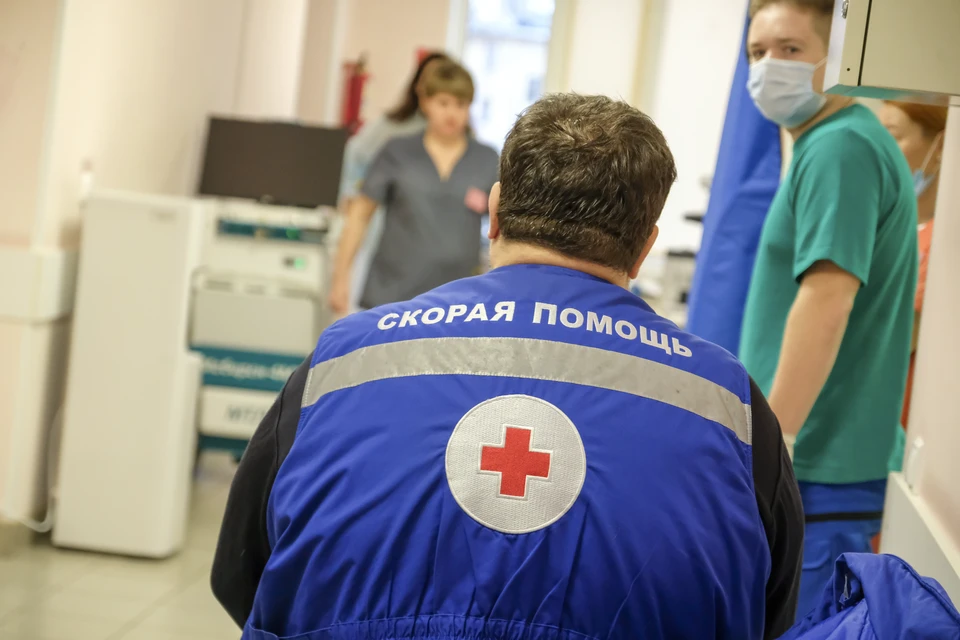 Девочку отвезли в больницу.