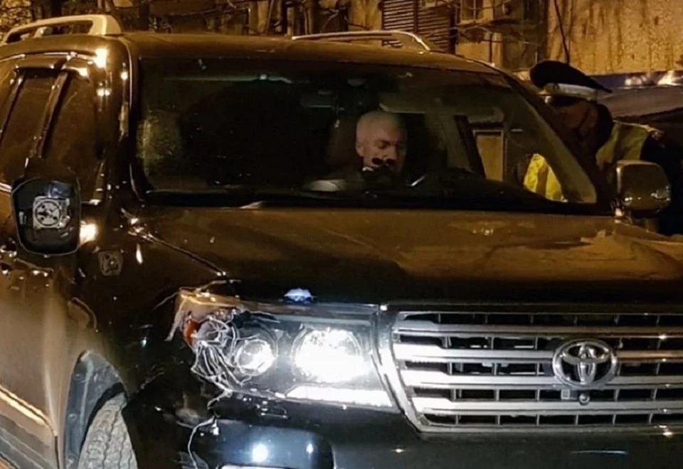Судейский внедорожник засветился на видео уличных камер