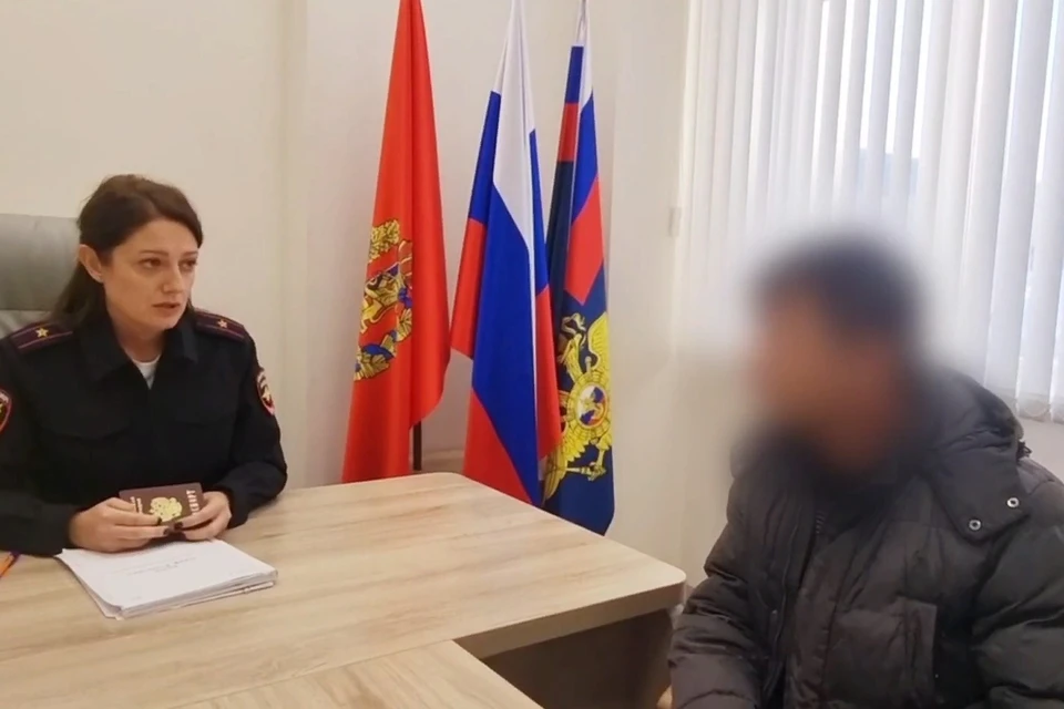 Скриншот: видео МВД по Красноярскому краю