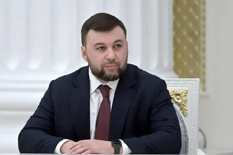 Денис Пушилин поблагодарил Санкт-Петербург за помощь, оказываемую Мариуполю. Фото: сайт Главы ДНР