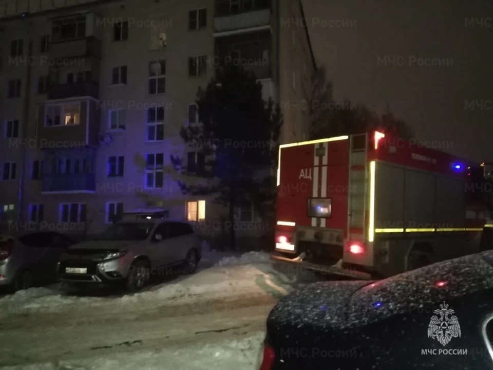 На пожар в многоэтажке на улице Ползунова в Туле погиб пожилой мужчина