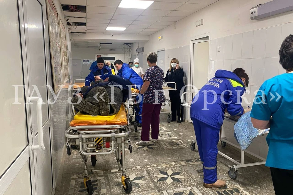 Троих пострадавших госпитализировали в больницу Орска. Фото: ГАУЗ "ГБ" Орска
