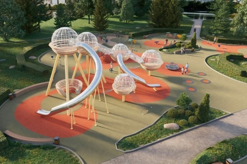 Одним из главных объектов 2024 года будет Муринский парк. Там завершат первый этап работ. Фото: комитет по благоустройству