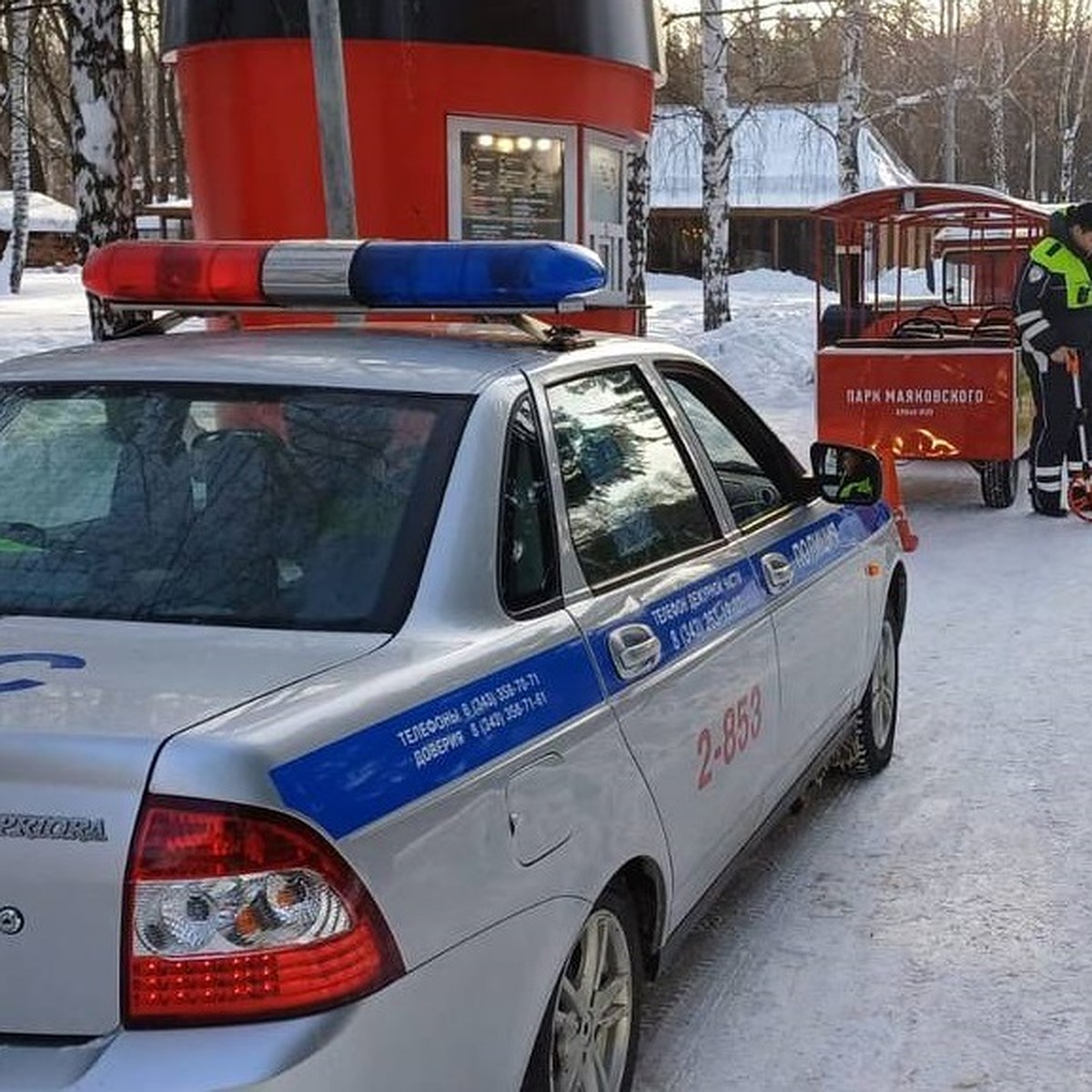 В ЦПКиО в Екатеринбурге ребенок попал под детский паровозик - KP.RU