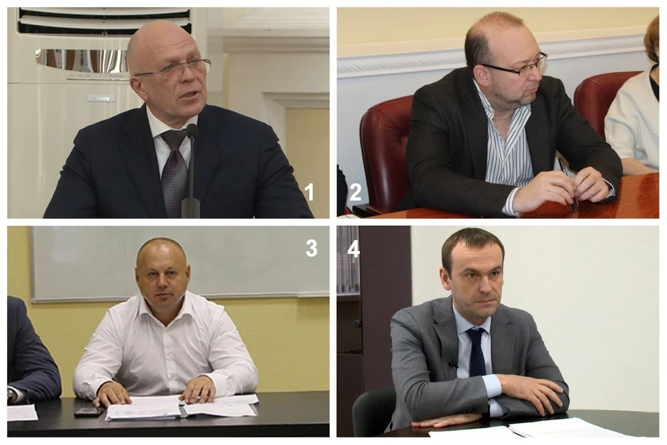 И.о гендиректора Роготовский (1) не заявился на конкурс, уволенный Дубровин (2) желает вернуться, назначенец Разорёнов (3) куда-то исчез, Фурфурак (4) ушел в мэрию, а теперь под следствием.