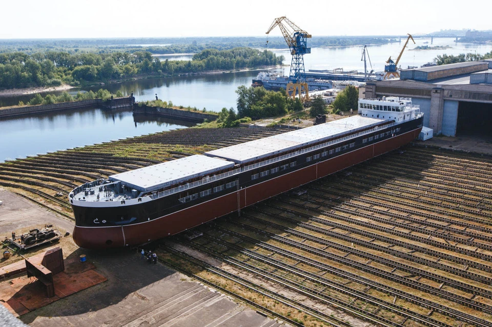 Нижегородские судоверфи спустили на воду более 30 судов в 2023 году.