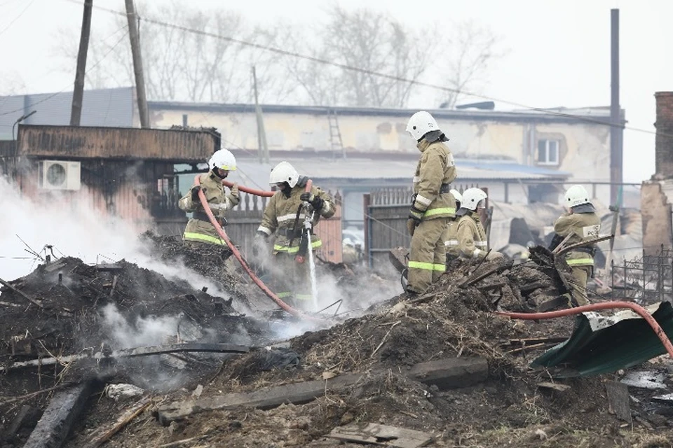 В Любиме Ярославской области многодетная семья спаслась из пожара