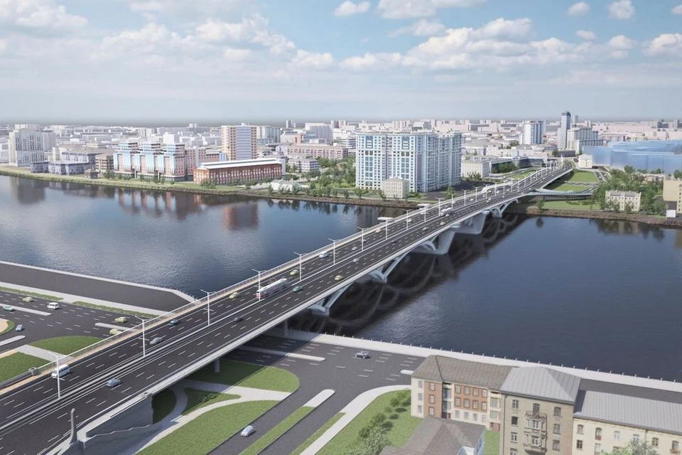 В Петербурге подписали контракт по подготовке территории к строительству Большого Смоленского моста. Фото: КРТИ