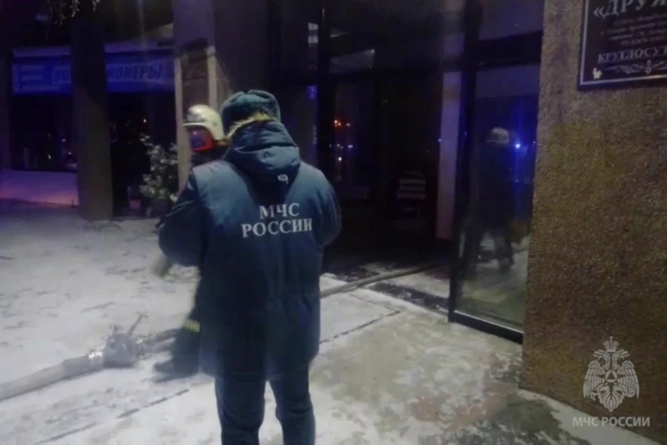 Скриншот: видео МЧС по Красноярскому краю