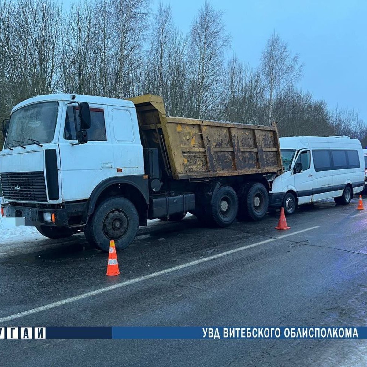 Маршрутка в ДТП под Витебском не имела ТО и страховки, а водитель -  медосмотра - KP.RU