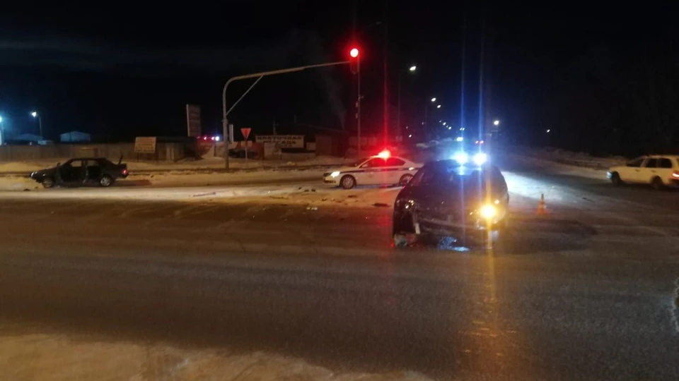 В аварии на Советском шоссе погиб мужчина. Фото: Госавтоинспекция Новосибирска