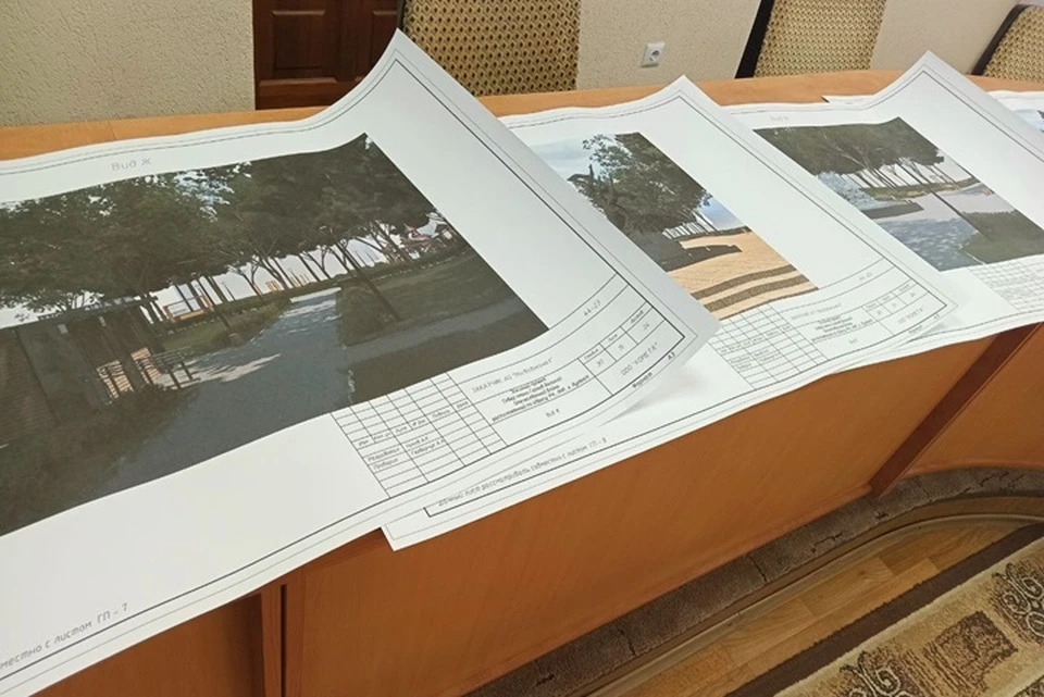 Луганчан ознакомили с проектом благоустройства сквера в центре столицы региона. Фото - администрация Луганска