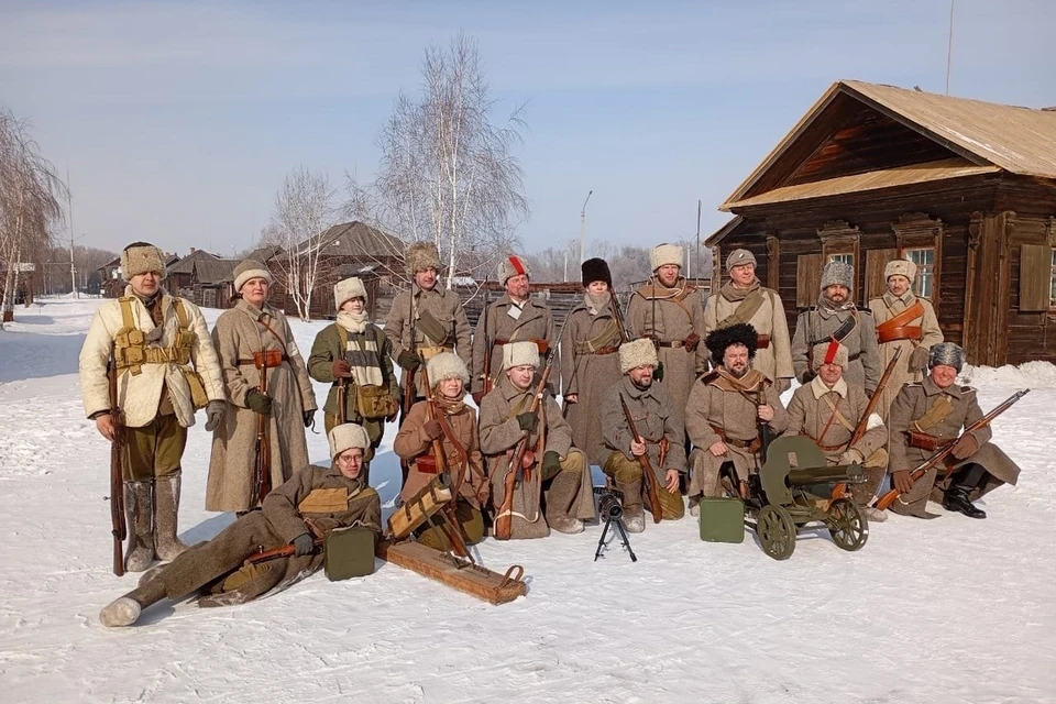 Участники реконструкции. Фото: музей-заповедник "Шушенское"