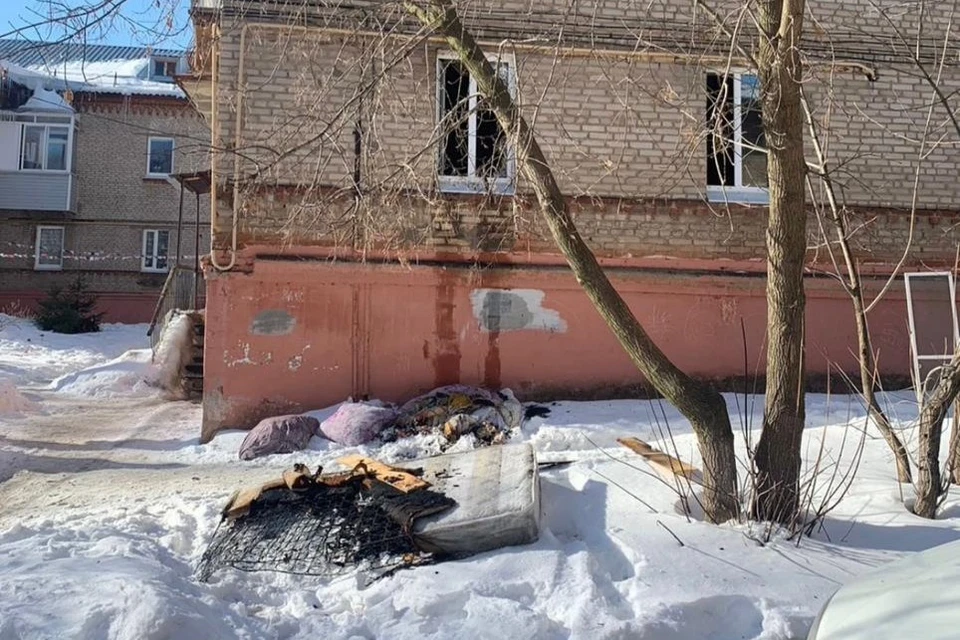 Пожар на Гоголя в Рязани.