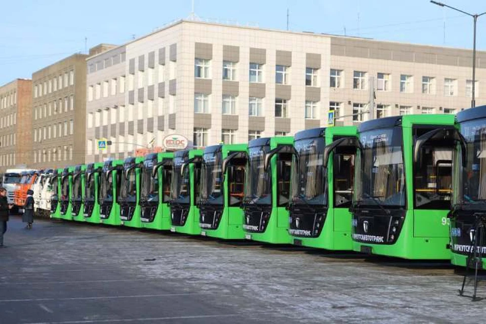 81 автобус вышел на вышел на маршруты в Иркутске 2 марта